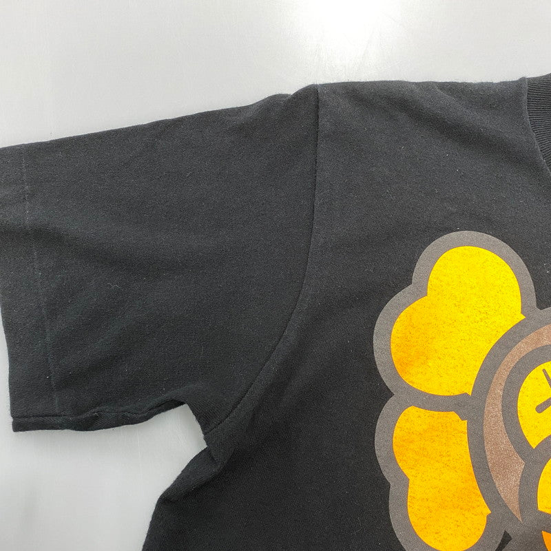 【中古品】【メンズ】 A BATHING APE アベイシングエイプ × KAWS カウズ BABY MILO S/S TEE ベイビー マイロ 半袖 Tシャツ 142-260919-as-06-izu サイズ：S カラー：ブラック 万代Net店