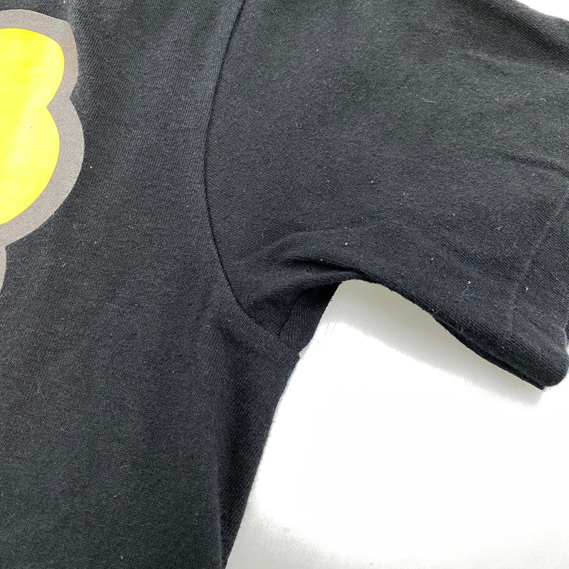 【中古品】【メンズ】 A BATHING APE アベイシングエイプ × KAWS カウズ BABY MILO S/S TEE ベイビー マイロ 半袖 Tシャツ 142-260919-as-06-izu サイズ：S カラー：ブラック 万代Net店