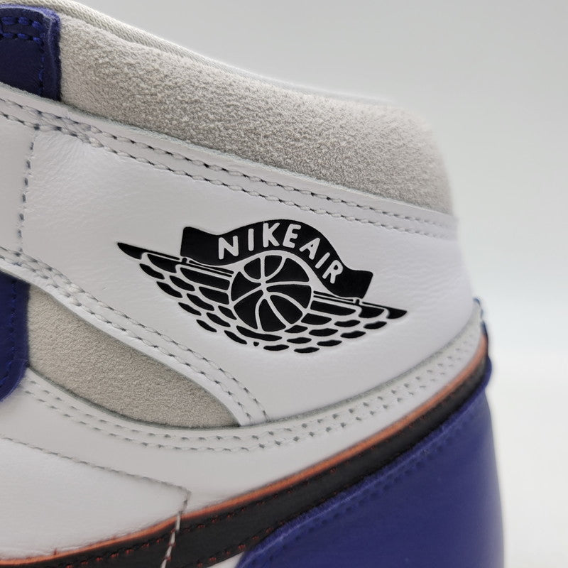 【中古品】【メンズ】 NIKE ナイキ DZ5485-100 AIR JORDAN エアジョーダン 1 HIGH OG RARE AIR ハイ オージー レアエア スニーカー シューズ 靴 160-260913-ya-06-izu サイズ：27.5cm カラー：DEEP ROYAL BLUE 万代Net店