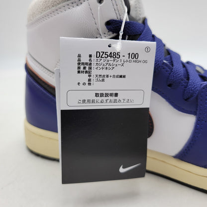 【中古品】【メンズ】 NIKE ナイキ DZ5485-100 AIR JORDAN エアジョーダン 1 HIGH OG RARE AIR ハイ オージー レアエア スニーカー シューズ 靴 160-260913-ya-06-izu サイズ：27.5cm カラー：DEEP ROYAL BLUE 万代Net店