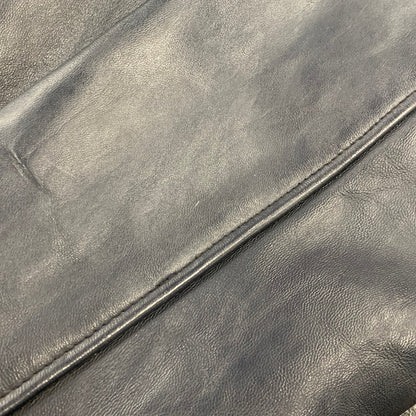 【中古品】【メンズ】 ROCAWEAR ロカウェア LEATHER VARSITY JACKET レザー バーシティ ジャケット アウター 146-260912-kh-01-izu サイズ：L カラー：ネイビー 万代Net店