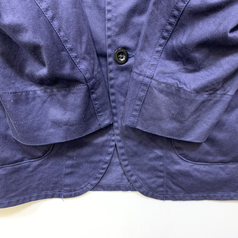 【中古品】【メンズ】 SCYE BASICS サイベーシックス 5124-41519 SAN JOAQUIN COTTON BLAZER サン ホアキン コットン ブレザー アウター 140-260921-kh-05-izu サイズ：40 カラー：ネイビー 万代Net店