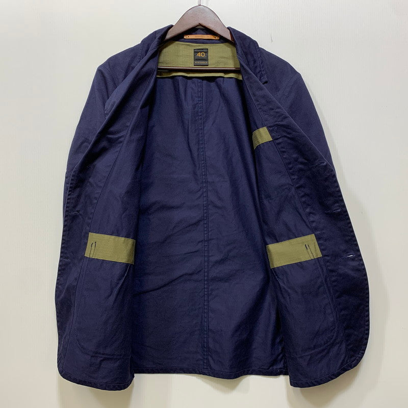 【中古品】【メンズ】 SCYE BASICS サイベーシックス 5124-41519 SAN JOAQUIN COTTON BLAZER サン ホアキン コットン ブレザー アウター 140-260921-kh-05-izu サイズ：40 カラー：ネイビー 万代Net店