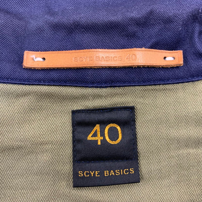 【中古品】【メンズ】 SCYE BASICS サイベーシックス 5124-41519 SAN JOAQUIN COTTON BLAZER サン ホアキン コットン ブレザー アウター 140-260921-kh-05-izu サイズ：40 カラー：ネイビー 万代Net店
