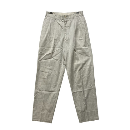 【中古品】【メンズ】 COMME DES GARCONS HOMME PLUS コムデギャルソンオムプリュス HP-02037M STRIPE 2-TUCK SLACKS PANTS ストライプ ツータック スラックス パンツ ボトムス ズボン 151-260914-cs-04-izu サイズ：M カラー：ホワイト 万代Net店