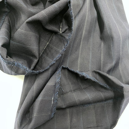 【中古品】【メンズ】 USED TALON ZIP STRIPE 2-TUCK SLACKS PANTS ストライプ 2タック スラックスパンツ 157-260919-as-13-izu カラー：ネイビー 万代Net店