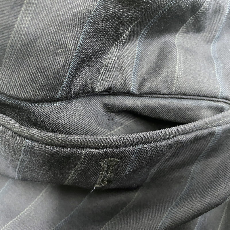 【中古品】【メンズ】 USED TALON ZIP STRIPE 2-TUCK SLACKS PANTS ストライプ 2タック スラックスパンツ 157-260919-as-13-izu カラー：ネイビー 万代Net店