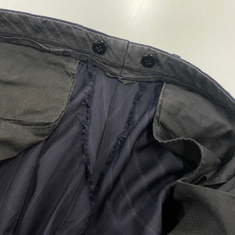 【中古品】【メンズ】 USED TALON ZIP STRIPE 2-TUCK SLACKS PANTS ストライプ 2タック スラックスパンツ 157-260919-as-13-izu カラー：ネイビー 万代Net店