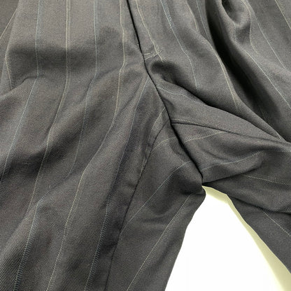 【中古品】【メンズ】 USED TALON ZIP STRIPE 2-TUCK SLACKS PANTS ストライプ 2タック スラックスパンツ 157-260919-as-13-izu カラー：ネイビー 万代Net店