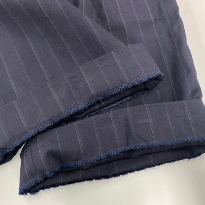 【中古品】【メンズ】 USED TALON ZIP STRIPE 2-TUCK SLACKS PANTS ストライプ 2タック スラックスパンツ 157-260919-as-13-izu カラー：ネイビー 万代Net店