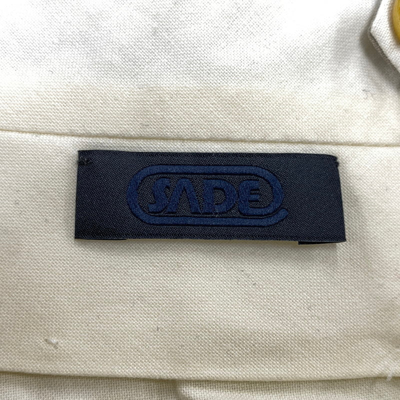 【中古品】【メンズ】 SADE シャーデー SADE-PT15 TUCK SLACKS PANTS タック スラックス パンツ ボトムス ズボン 151-260914-cs-06-izu サイズ：1 カラー：ベージュ 万代Net店