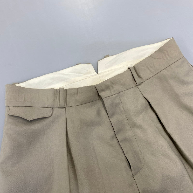 【中古品】【メンズ】 SADE シャーデー SADE-PT15 TUCK SLACKS PANTS タック スラックス パンツ ボトムス ズボン 151-260914-cs-06-izu サイズ：1 カラー：ベージュ 万代Net店