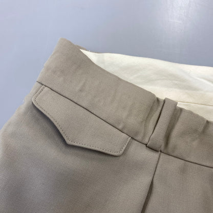 【中古品】【メンズ】 SADE シャーデー SADE-PT15 TUCK SLACKS PANTS タック スラックス パンツ ボトムス ズボン 151-260914-cs-06-izu サイズ：1 カラー：ベージュ 万代Net店