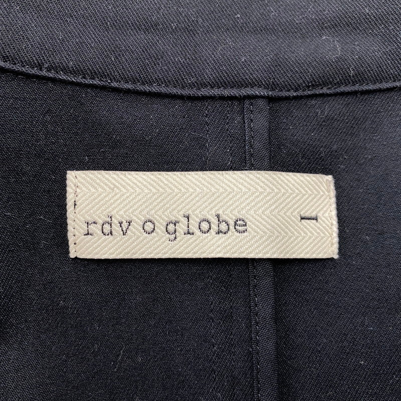 【中古品】【メンズ】 RDV O GLOBE ランデヴー オー グローブ TAILORED JACKET 191VE003 テーラードジャケット 140-260919-as-12-izu サイズ：I カラー：ブラック 万代Net店