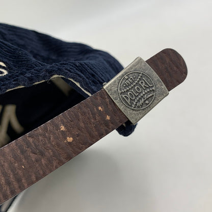 【中古品】【メンズ/レディース】 NEW ERA ニューエラ× POLO by RALPH LAUREN ポロ バイ ラルフローレン× MLB 9FIFTY NY LOGO CORDUROY CAP ニューヨーク ロゴ コーデュロイ キャップ 帽子 185-260913-ya-10-izu サイズ：F カラー：ネイビー 万代Net店