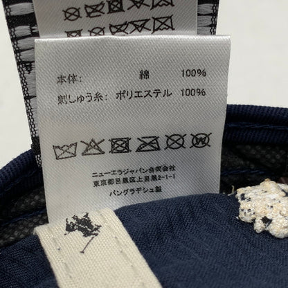 【中古品】【メンズ/レディース】 NEW ERA ニューエラ× POLO by RALPH LAUREN ポロ バイ ラルフローレン× MLB 9FIFTY NY LOGO CORDUROY CAP ニューヨーク ロゴ コーデュロイ キャップ 帽子 185-260913-ya-10-izu サイズ：F カラー：ネイビー 万代Net店