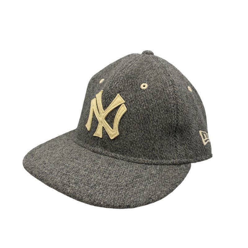 【中古品】【メンズ/レディース】 NEW ERA×POLO by RALPH LAURENポロ バイ ラルフローレン × MLB COOPERSTOWN YANKEES RETRO CROWN STRAPBACK CAP 185-260913-ya-09-izu サイズ：F カラー：グレー 万代Net店