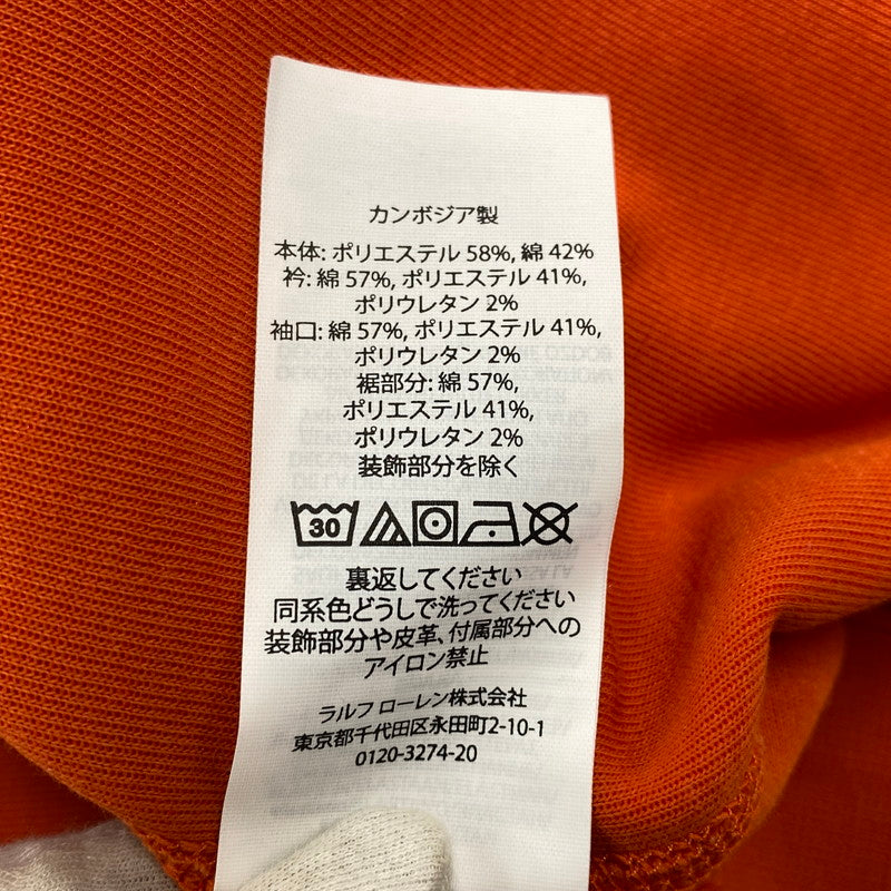 【中古品】【メンズ】 POLO RALPH LAUREN ポロ・ラルフローレン NAVY PONY SWEAT ネイビーポニー スウェット 前V 147-260919-as-10-izu サイズ：L カラー：オレンジ 万代Net店