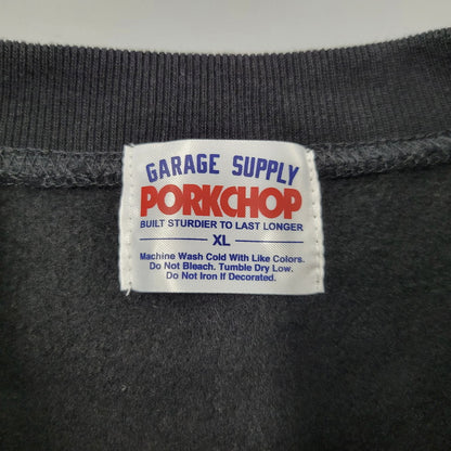【中古品】【メンズ】 PORKCHOP GARAGE SUPPLY ポークチョップガレージサプライ CALIF SWEAT スウェット トレーナー 145-260912-as-02-izu サイズ：XL カラー：ブラック 万代Net店