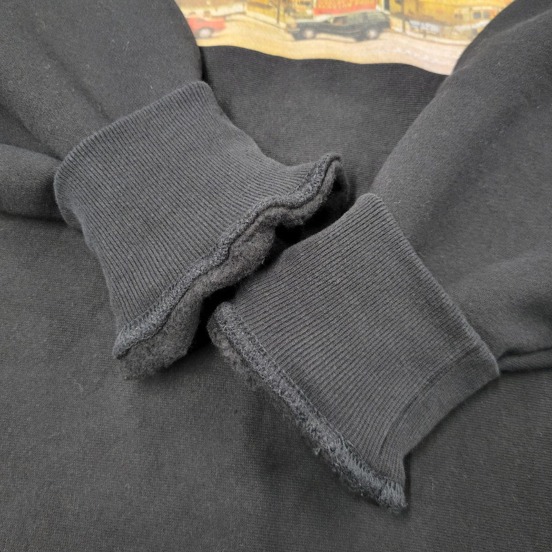 【中古品】【メンズ】 PORKCHOP GARAGE SUPPLY ポークチョップガレージサプライ CALIF SWEAT スウェット トレーナー 145-260912-as-02-izu サイズ：XL カラー：ブラック 万代Net店