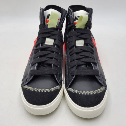 【中古美品】【メンズ】 NIKE ナイキ BLAZER MID '77 JUMBO DD3111-001 ブレーザー ミッド '77 ジャンボ スニーカー 靴 160-260920-as-04-izu サイズ：28cm カラー：BLACK/BRIGHT CRIMSON-SAIL-OLIVE AURA 万代Net店