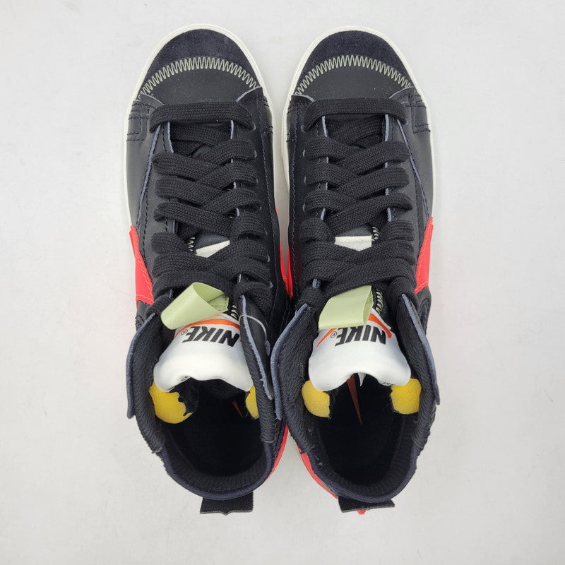 【中古美品】【メンズ】 NIKE ナイキ BLAZER MID '77 JUMBO DD3111-001 ブレーザー ミッド '77 ジャンボ スニーカー 靴 160-260920-as-04-izu サイズ：28cm カラー：BLACK/BRIGHT CRIMSON-SAIL-OLIVE AURA 万代Net店