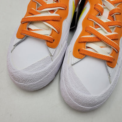 【中古美品】【メンズ】 NIKE ナイキ × SACAI サカイ BLAZER LOW DD1877-100 ブレーザー ロー スニーカー 靴 160-260920-as-03-izu サイズ：28.5cm カラー：WHITE/MAGMA ORANGE-WHITE 万代Net店
