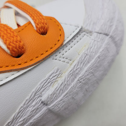 【中古美品】【メンズ】 NIKE ナイキ × SACAI サカイ BLAZER LOW DD1877-100 ブレーザー ロー スニーカー 靴 160-260920-as-03-izu サイズ：28.5cm カラー：WHITE/MAGMA ORANGE-WHITE 万代Net店