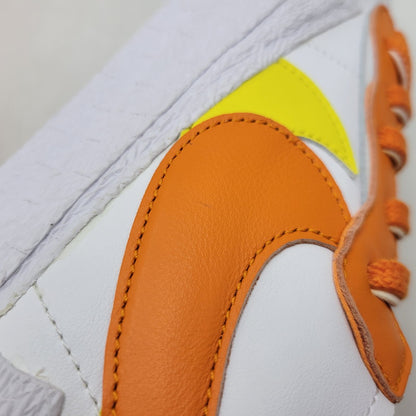【中古美品】【メンズ】 NIKE ナイキ × SACAI サカイ BLAZER LOW DD1877-100 ブレーザー ロー スニーカー 靴 160-260920-as-03-izu サイズ：28.5cm カラー：WHITE/MAGMA ORANGE-WHITE 万代Net店