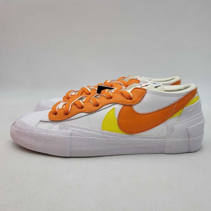 【中古美品】【メンズ】 NIKE ナイキ × SACAI サカイ BLAZER LOW DD1877-100 ブレーザー ロー スニーカー 靴 160-260920-as-03-izu サイズ：28.5cm カラー：WHITE/MAGMA ORANGE-WHITE 万代Net店