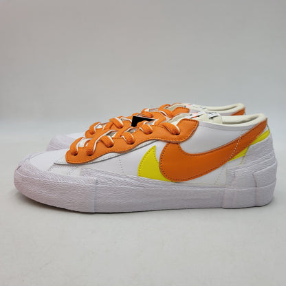 【中古美品】【メンズ】 NIKE ナイキ × SACAI サカイ BLAZER LOW DD1877-100 ブレーザー ロー スニーカー 靴 160-260920-as-03-izu サイズ：28.5cm カラー：WHITE/MAGMA ORANGE-WHITE 万代Net店