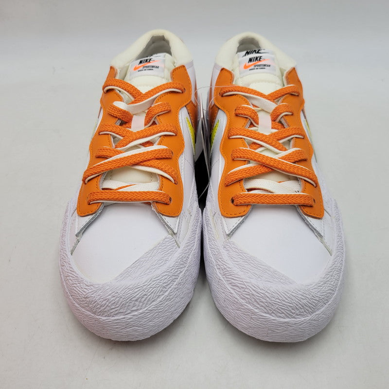 【中古美品】【メンズ】 NIKE ナイキ × SACAI サカイ BLAZER LOW DD1877-100 ブレーザー ロー スニーカー 靴 160-260920-as-03-izu サイズ：28.5cm カラー：WHITE/MAGMA ORANGE-WHITE 万代Net店