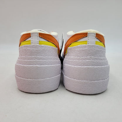 【中古美品】【メンズ】 NIKE ナイキ × SACAI サカイ BLAZER LOW DD1877-100 ブレーザー ロー スニーカー 靴 160-260920-as-03-izu サイズ：28.5cm カラー：WHITE/MAGMA ORANGE-WHITE 万代Net店