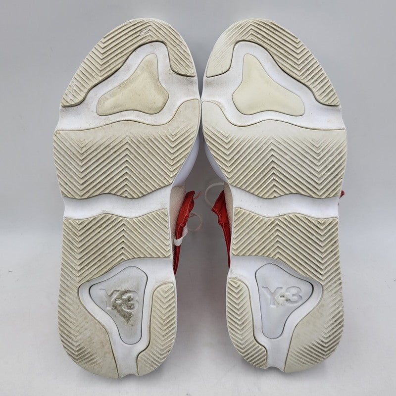 【中古品】【メンズ】 Y-3 ワイスリー KAIWA KNIT カイワ ニット スニーカー 靴 161-260920-as-05-izu サイズ：28cm カラー：ホワイト×レッド 万代Net店