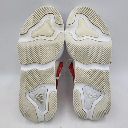 【中古品】【メンズ】 Y-3 ワイスリー KAIWA KNIT カイワ ニット スニーカー 靴 161-260920-as-05-izu サイズ：28cm カラー：ホワイト×レッド 万代Net店