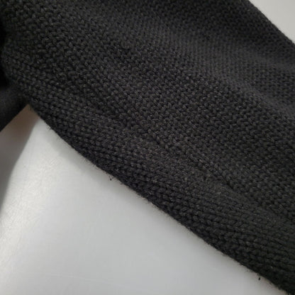 【中古品】【メンズ】 DIESEL ディーゼル TR750018 切替 ウール混 チェスターコート 141-260912-as-10-izu サイズ：L カラー：ブラック 万代Net店