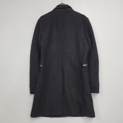 【中古品】【メンズ】 DIESEL ディーゼル TR750018 切替 ウール混 チェスターコート 141-260912-as-10-izu サイズ：L カラー：ブラック 万代Net店
