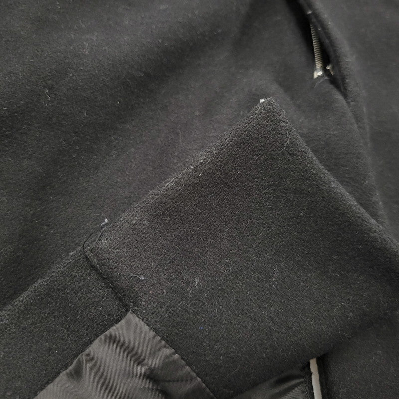 【中古品】【メンズ】 DIESEL ディーゼル TR750018 切替 ウール混 チェスターコート 141-260912-as-10-izu サイズ：L カラー：ブラック 万代Net店