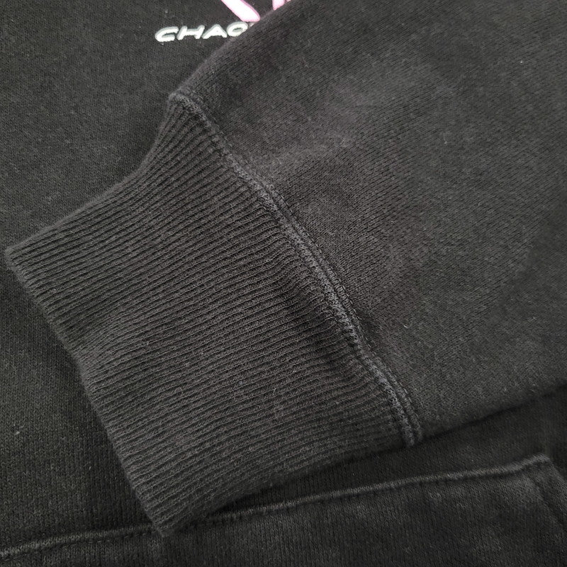 【中古品】【メンズ】 SAINT MICHAEL セントマイケル HOODIE RIBON SAINT SM-HR8-0000-047 25SS フーディー リボン パーカー 142-260912-as-05-izu サイズ：XL カラー：ブラック 万代Net店