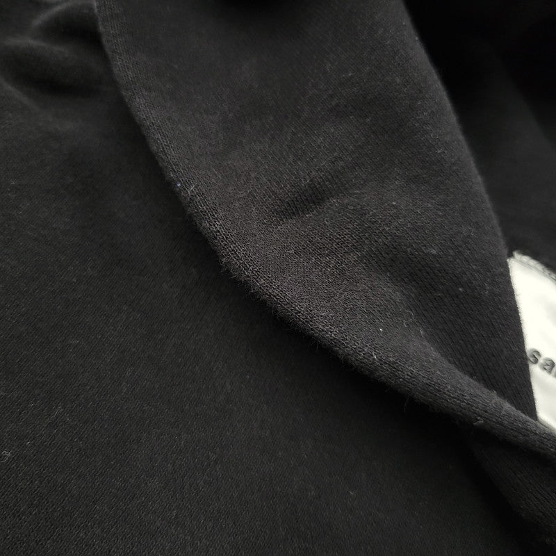 【中古品】【メンズ】 SAINT MICHAEL セントマイケル HOODIE RIBON SAINT SM-HR8-0000-047 25SS フーディー リボン パーカー 142-260912-as-05-izu サイズ：XL カラー：ブラック 万代Net店