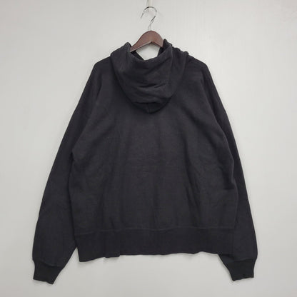 【中古品】【メンズ】 SAINT MICHAEL セントマイケル HOODIE RIBON SAINT SM-HR8-0000-047 25SS フーディー リボン パーカー 142-260912-as-05-izu サイズ：XL カラー：ブラック 万代Net店