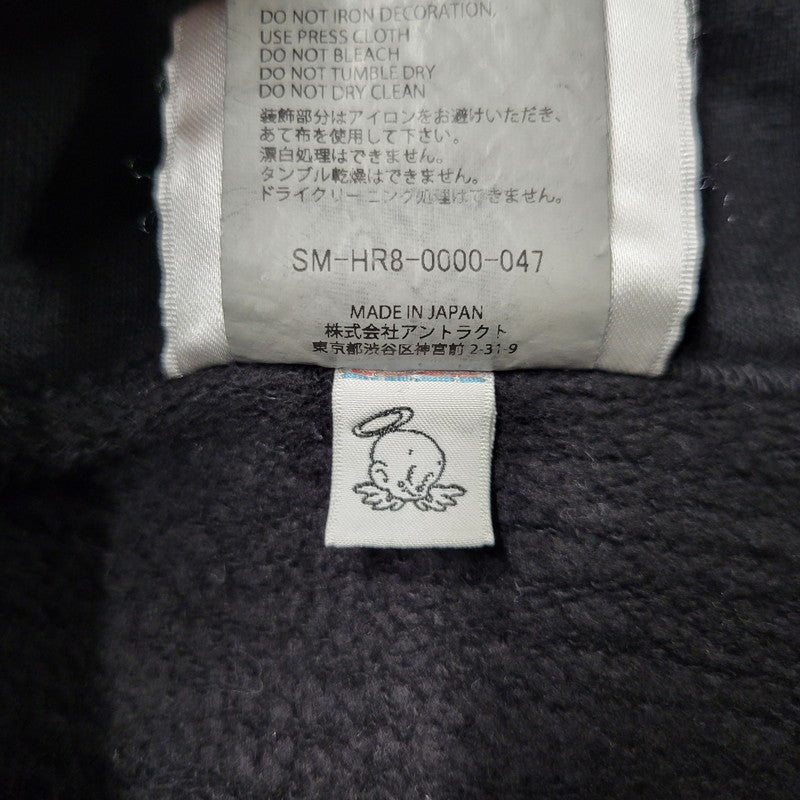 【中古品】【メンズ】 SAINT MICHAEL セントマイケル HOODIE RIBON SAINT SM-HR8-0000-047 25SS フーディー リボン パーカー 142-260912-as-05-izu サイズ：XL カラー：ブラック 万代Net店