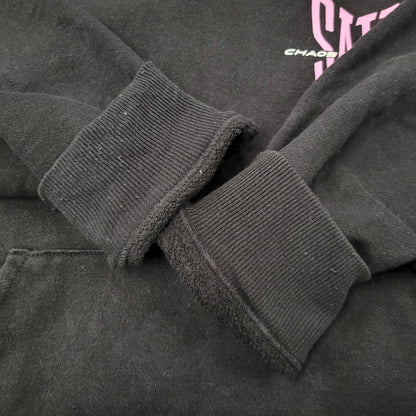 【中古品】【メンズ】 SAINT MICHAEL セントマイケル HOODIE RIBON SAINT SM-HR8-0000-047 25SS フーディー リボン パーカー 142-260912-as-05-izu サイズ：XL カラー：ブラック 万代Net店
