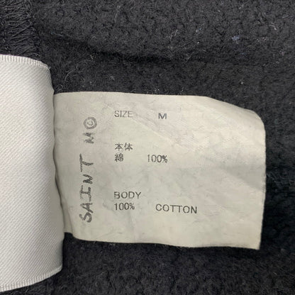 【中古品】【メンズ】 SAINT MICHAEL セントマイケル SWEAT PANTS RIBON SAINT SM-HR8-0000-056 スウェットパンツ 153-260913-as-04-izu サイズ：M カラー：ブラック 万代Net店