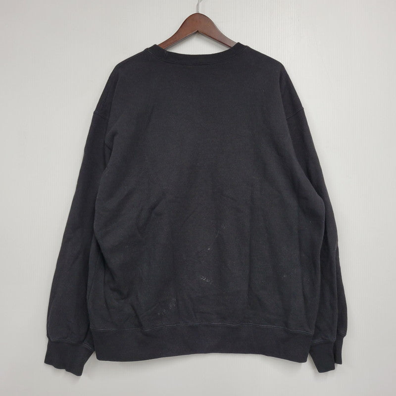 【中古品】【メンズ】 Supreme シュプリーム STACKED CREWNECK スタックド クルーネック スウェット トレーナー 149-260912-as-01-izu サイズ：L カラー：ブラック 万代Net店