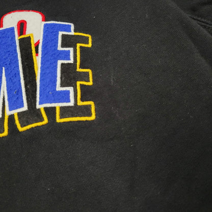 【中古品】【メンズ】 Supreme シュプリーム STACKED CREWNECK スタックド クルーネック スウェット トレーナー 149-260912-as-01-izu サイズ：L カラー：ブラック 万代Net店