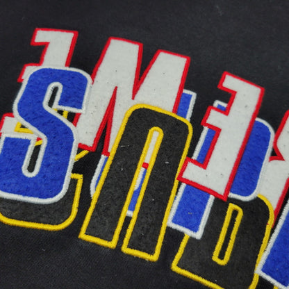 【中古品】【メンズ】 Supreme シュプリーム STACKED CREWNECK スタックド クルーネック スウェット トレーナー 149-260912-as-01-izu サイズ：L カラー：ブラック 万代Net店