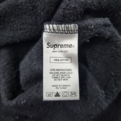 【中古品】【メンズ】 Supreme シュプリーム STACKED CREWNECK スタックド クルーネック スウェット トレーナー 149-260912-as-01-izu サイズ：L カラー：ブラック 万代Net店