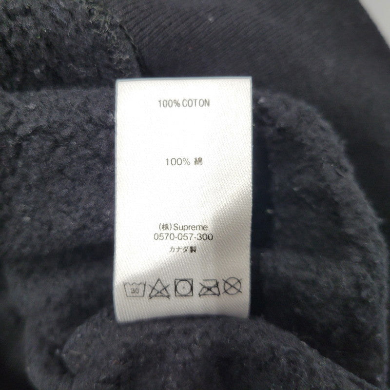 【中古品】【メンズ】 Supreme シュプリーム STACKED CREWNECK スタックド クルーネック スウェット トレーナー 149-260912-as-01-izu サイズ：L カラー：ブラック 万代Net店
