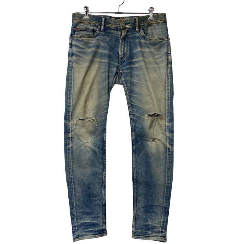 【現状渡し品】【メンズ】 TMT ティーエムティー HYBRID-STRETCH VINTAGE FINISH DENIM 5P TAPERED TPT-F1805 ハイブリッド ストレッチ ヴィンテージフィニッシュ デニム テーパード パンツ ジーンズ 151-260919-as-14-izu サイズ：M カラー：インディゴ 万代Net店